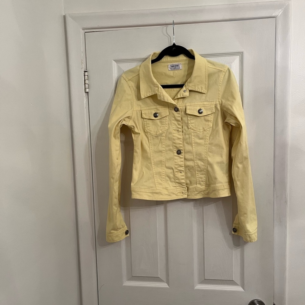 Sunny Yellow Women's Jean Jacket